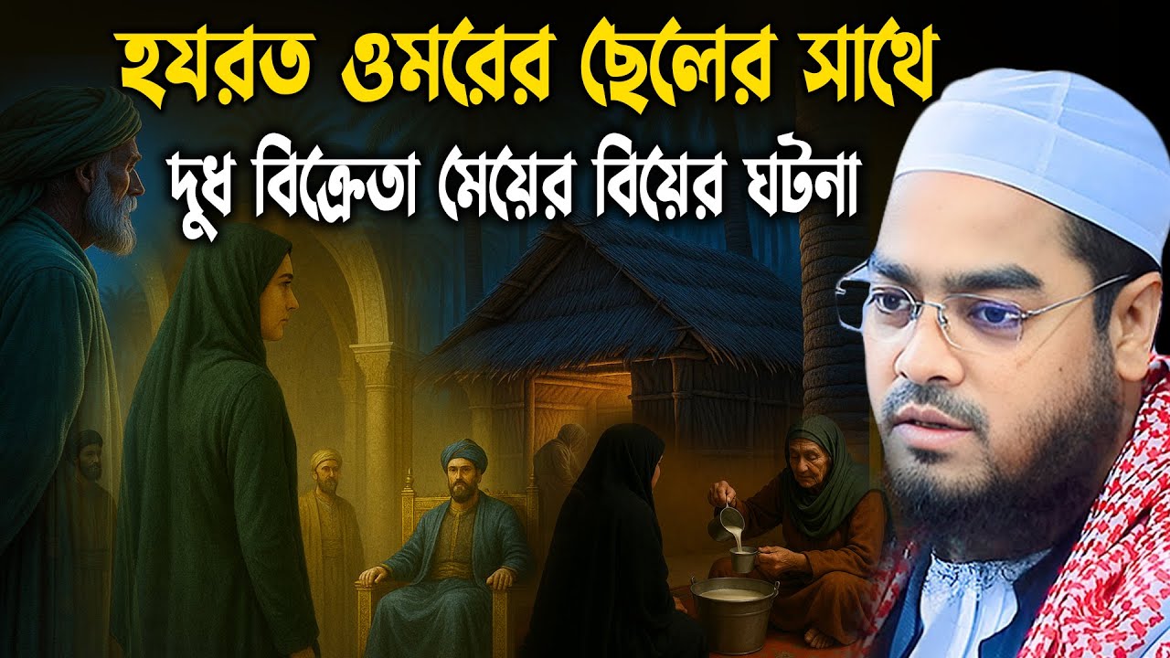 হযরত ওমরের ছেলের সাথে দুধ বিক্রেতা মেয়ের বিয়ের ঘটনা। হাফিজুর রহমান সিদ্দিকী 2025। Hafizur Rahman Waz