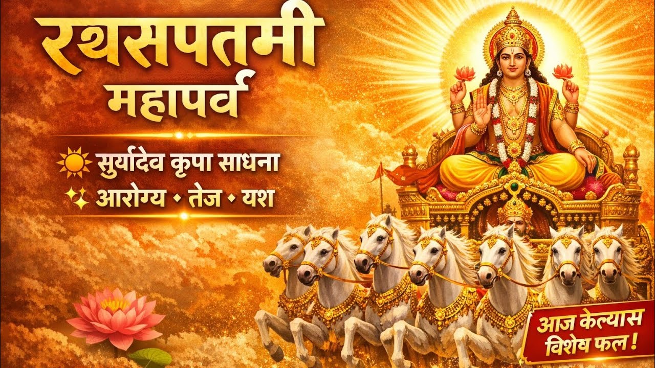 सुर्य अष्टक ध्यान साधना🏵️ रथसप्तमी विशेष🌺