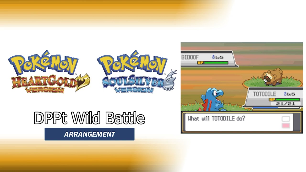 DPPt Battle! Wild Pokemon - HGSS Style