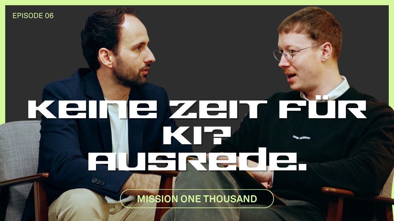 Keine Zeit f&uuml;r KI? Ausrede - Wie F&uuml;hrungskr&auml;fte im Mittelstand wirklich dranbleiben | Finn Stadler