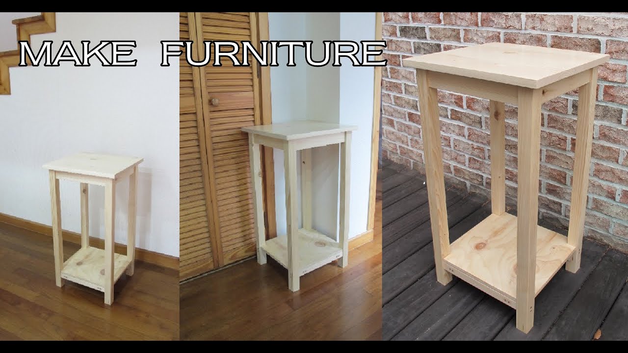 MAKE FURNITURE - A Simple Corner Table