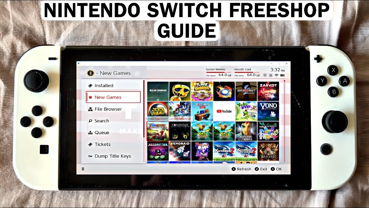 How To Install The New Tinfoil Free Shop 2025 (Firmware 20.1.5)