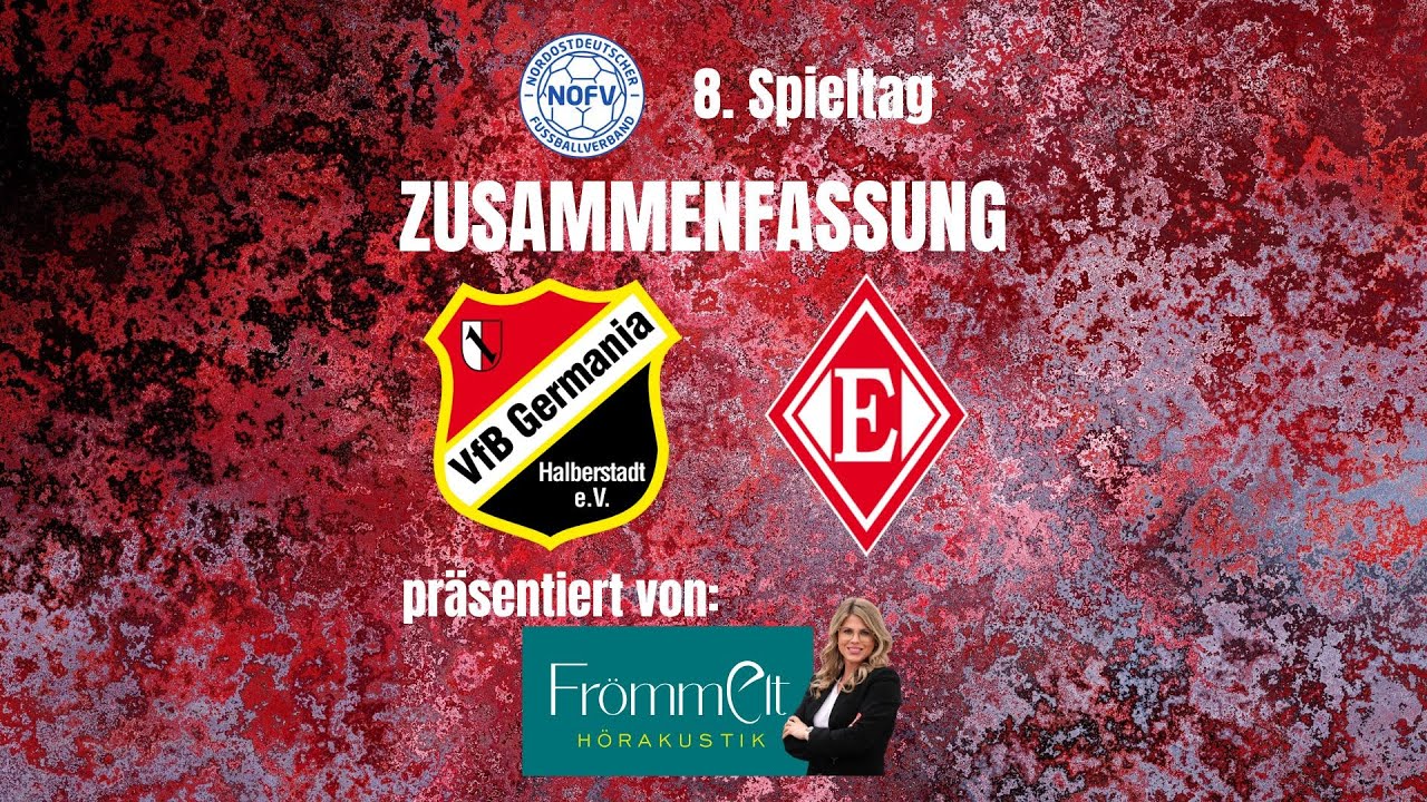 Unentschieden im Harz-Derby // VfB Germ. Halberstadt - FC Einheit Wernigerode// Spielzusammenfassung