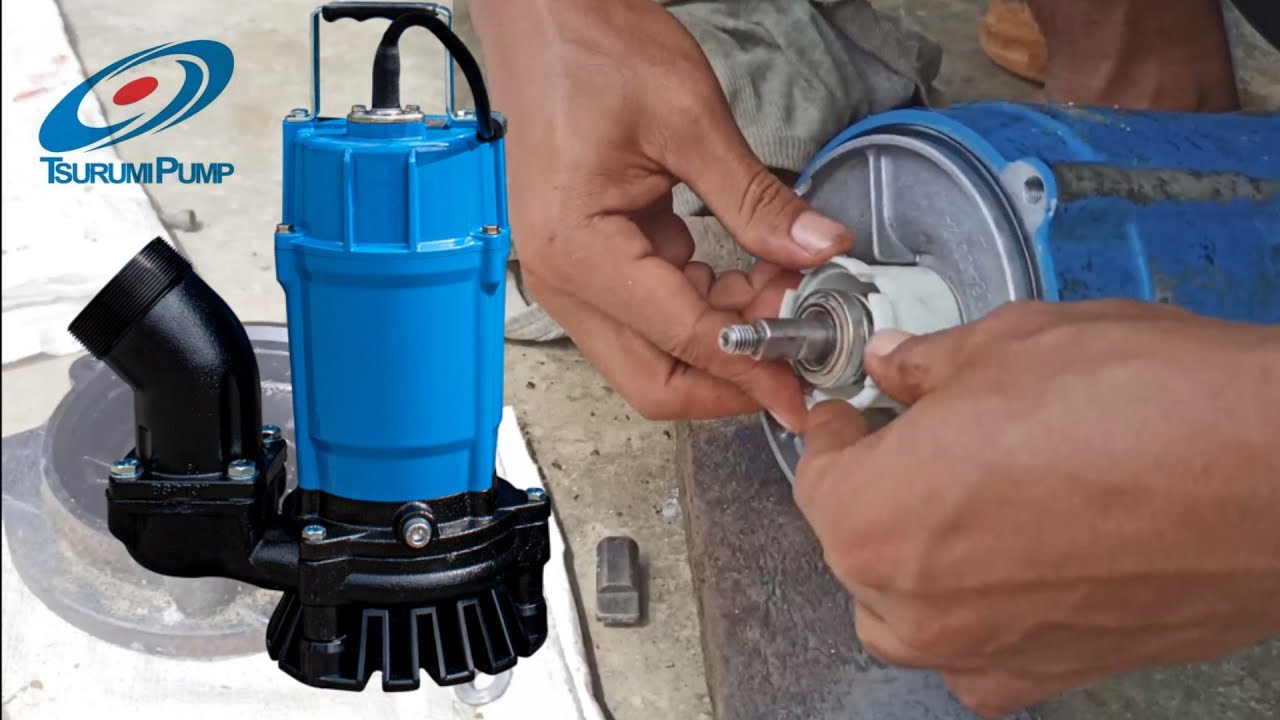 Pemasangan seal pompa air celup merek Tsurumi yang benar