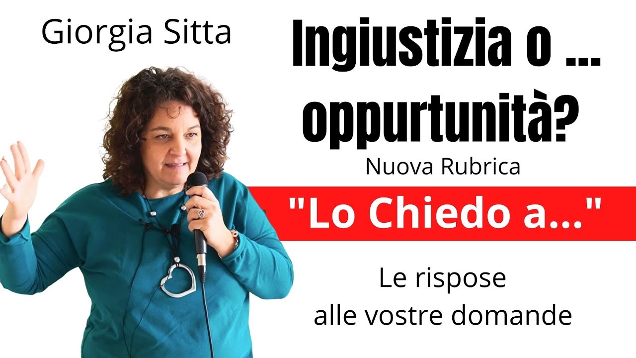 Ingiustizia o Opportunit&agrave;? - Giorgia Sitta (estratto della rubrica per abbonati)