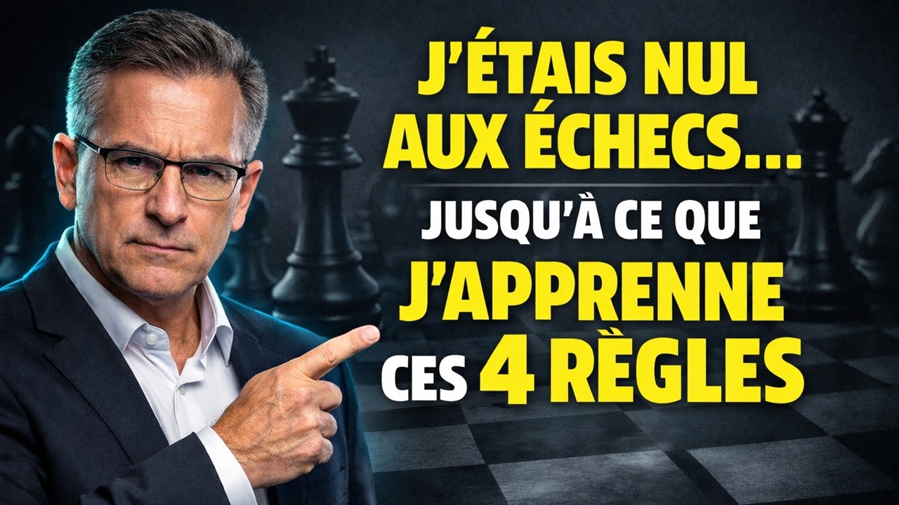 J'étais nul aux échecs... jusqu'à ce que j'apprenne ces 4 règles