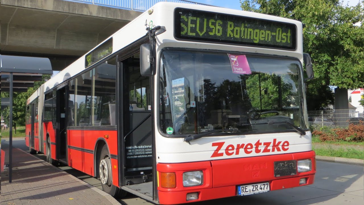 [Sound] Bus MAN NG 272 | RE-ZR 477 | Zeretzke Reisen KG, Castrop-Rauxel (Kreis Recklinghausen)