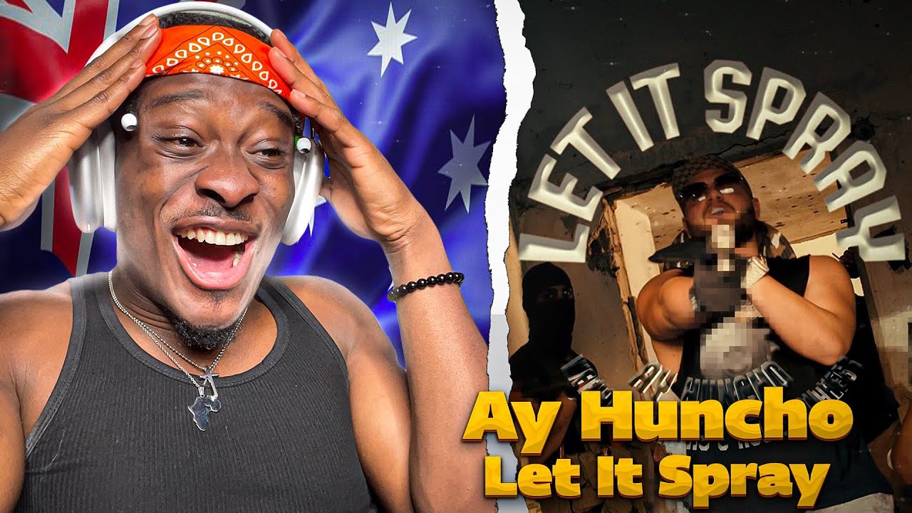 Ay Huncho ft. wewantwraiths and Hooligan Hefs - Let It Spray (Official Visualizer) 🇦🇺🔥 REACTION