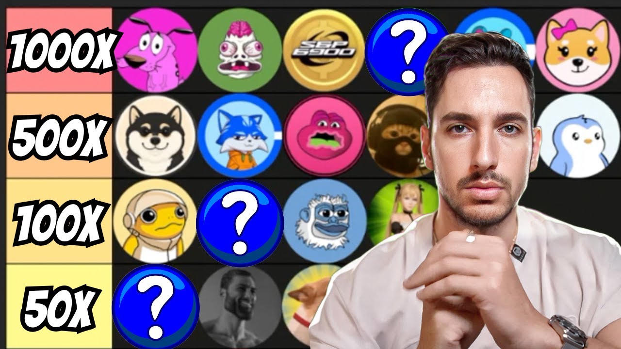 ULTIMATE MEMECOIN TIER LIST 2025 (1000x Potential Crypto)