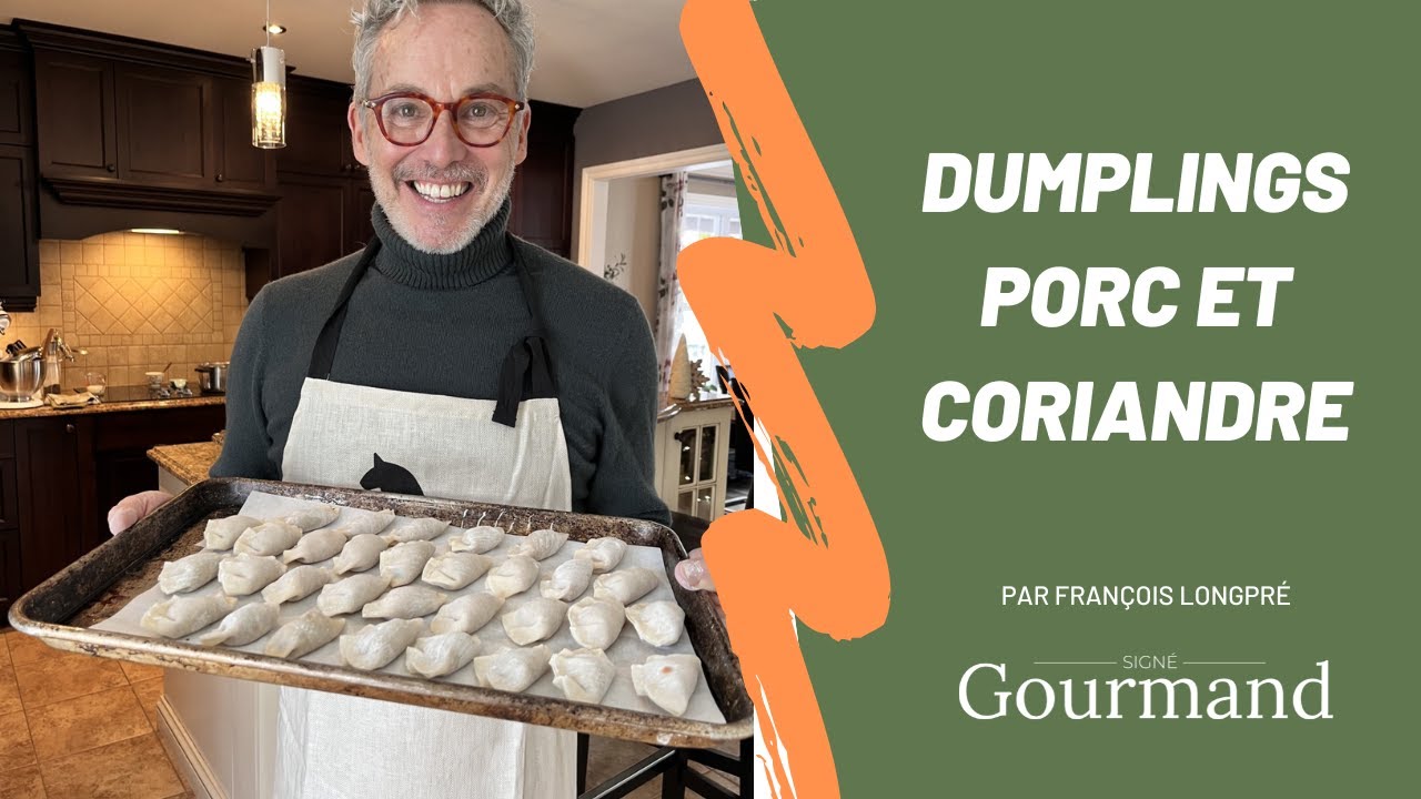 DUMPLINGS AU PORC ET À LA CORIANDRE