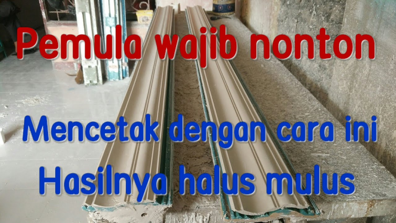 Cara cetak lis agar hasilnya bagus.