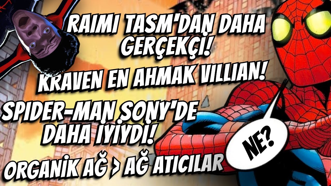 Feci TARTIŞMALI Spider-Man Fikirlerinizi Yorumladım! - Hot Takes 3