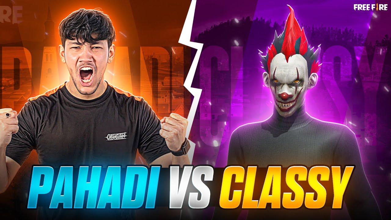 CLASSY VS PAHADIGAMER 🔥