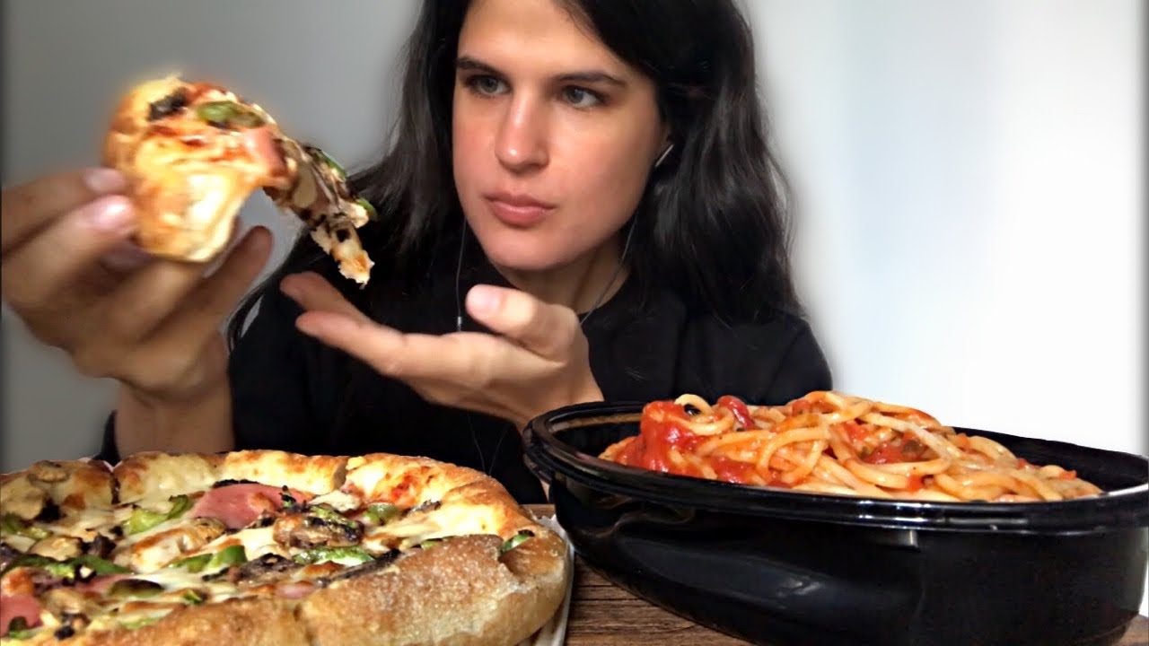 ASMR | PIZZA & PASTA | MUKBANG | EATING SOUNDS