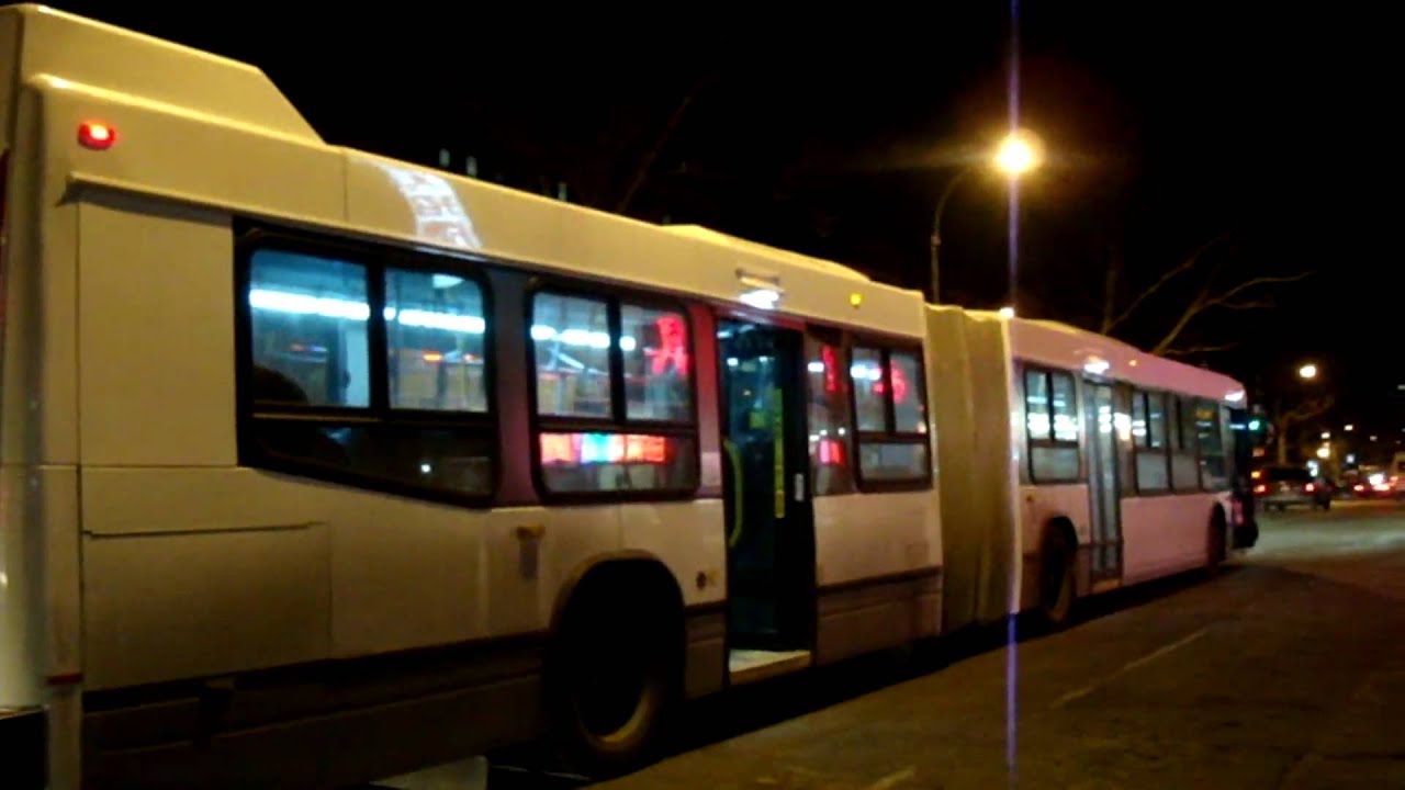 Demonstration Bus Exclusive! : 2008 NovaBus LFS Articulated Demonstration Bus #0054 On The M15