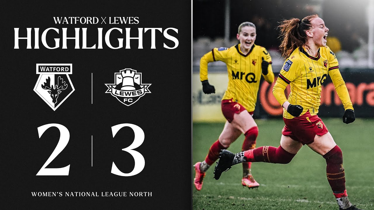 Watford 2-3 Lewes | Match Highlights