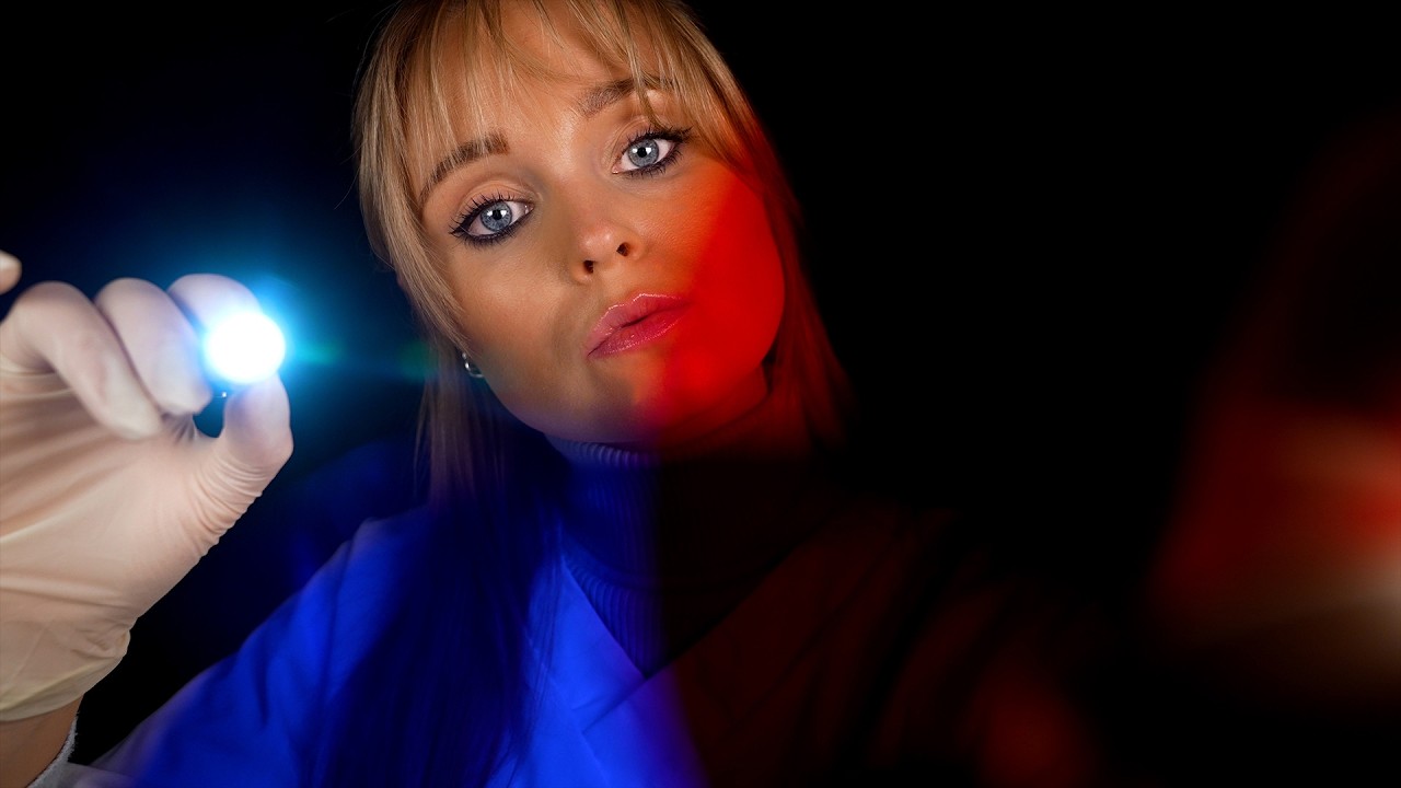 ASMR | ASMR | Inspecting your EYES and testing your COLOUR BLINDNESS [Medical March]