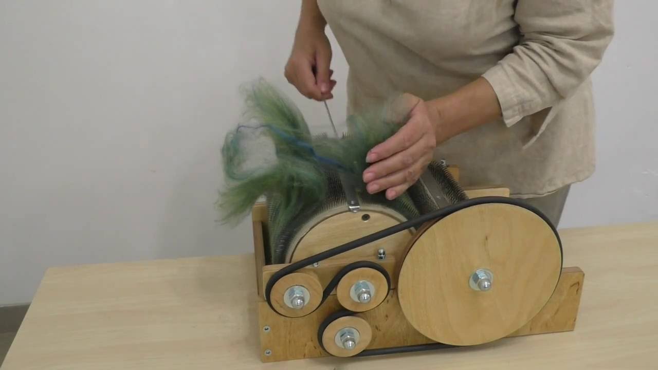 Малый барабанный кардер