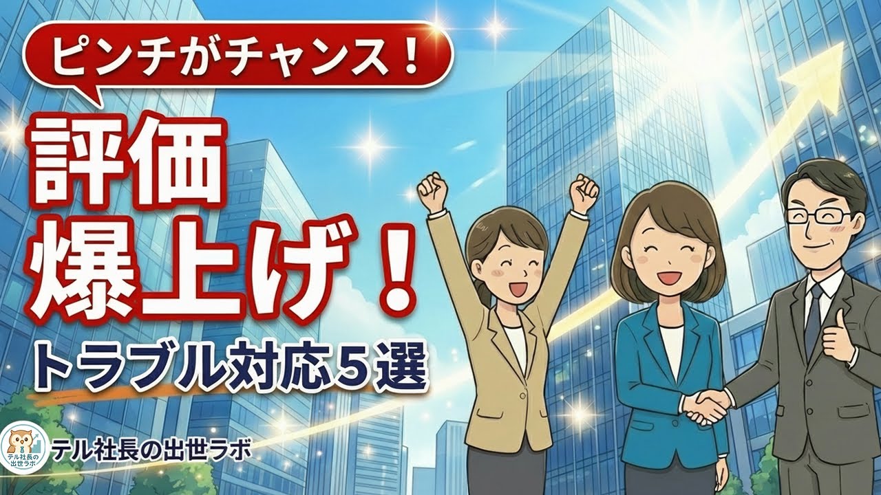 ミスしても「逆に評価される」トラブル対応術 5選