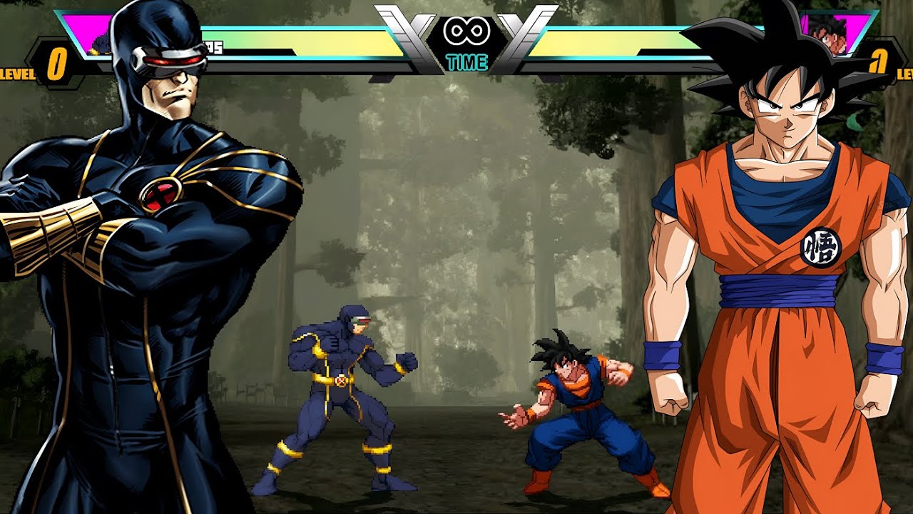 ASTONİSHİNG CYCLOPS vs GOKU - High level insane fight❗⚡