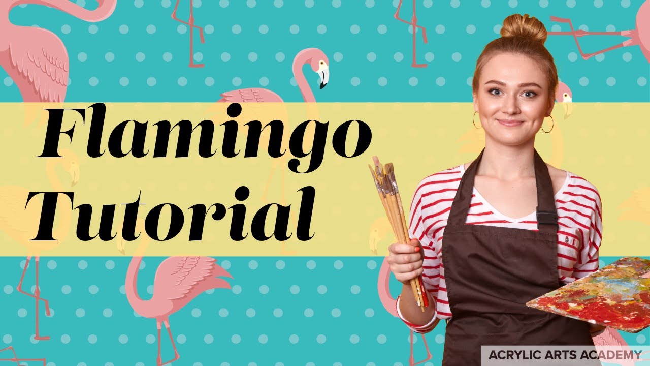 How to Paint a Flamingo: Simple Acrylic Painting for Beginners