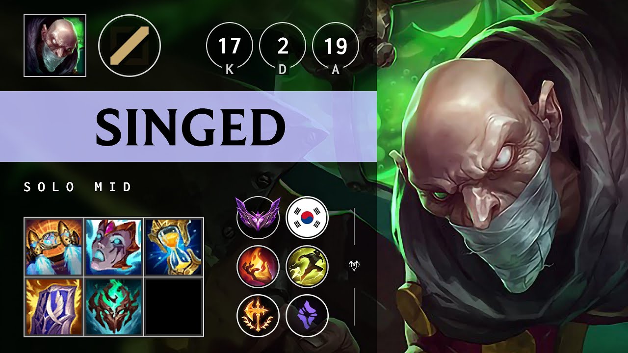 Singed Mid vs Sylas - KR Master Patch 25.13
