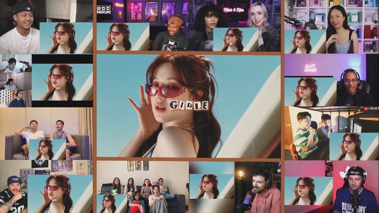 (G)I-DLE - ‘Klaxon’ React Mashup