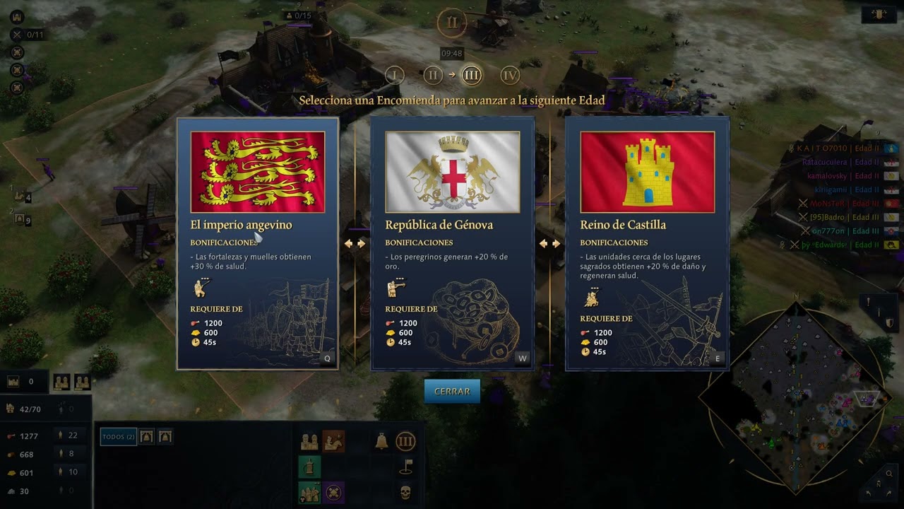 4vs4 Ranked | Cruzando el río | Age of Empires IV | Knight Templar