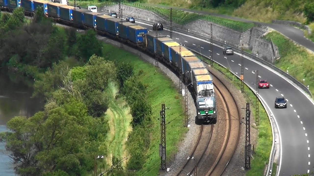 Güterzug-Parade: Maintal Cargo in bester Form! Teil 3, umgebung Karlstadt