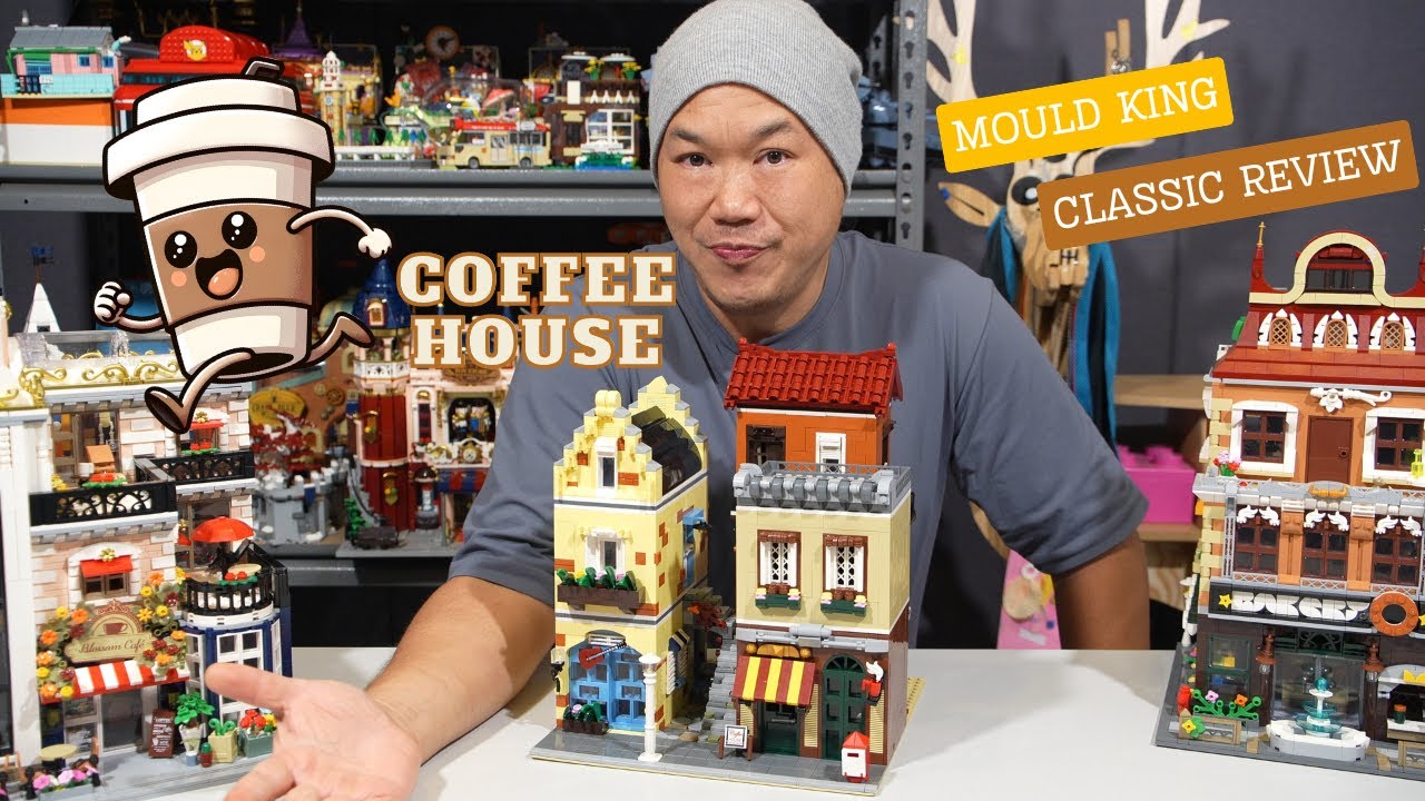 Coffee House -16008 | Обзор кирпича Mould King Classic