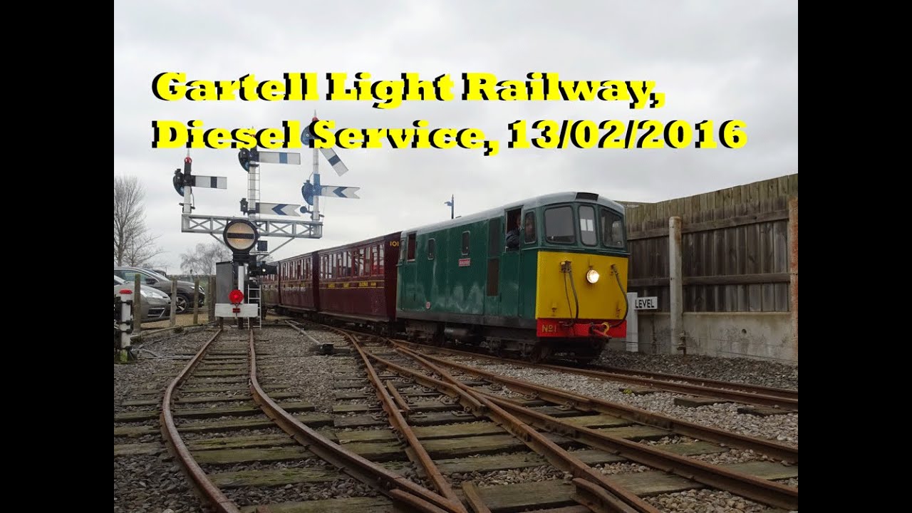 Gartell Light Railway, Diesel Service, 13/02/2016