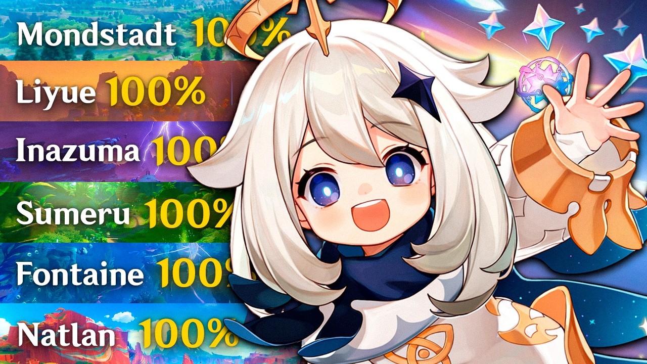 DECIDÍ EXPLORAR TODO EL MAPA DE GENSHIN AL 100% | GENSHIN IMPACT