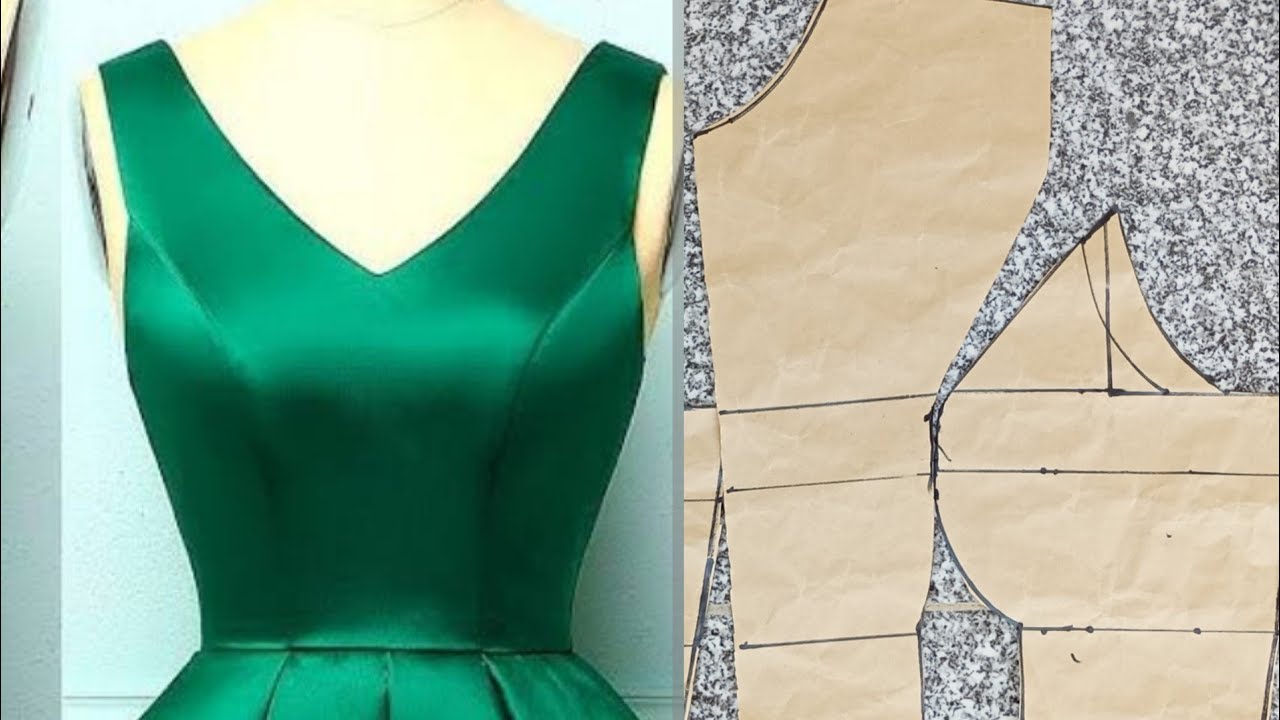 How to draft a princess dart burstier step by step |beginner friendly