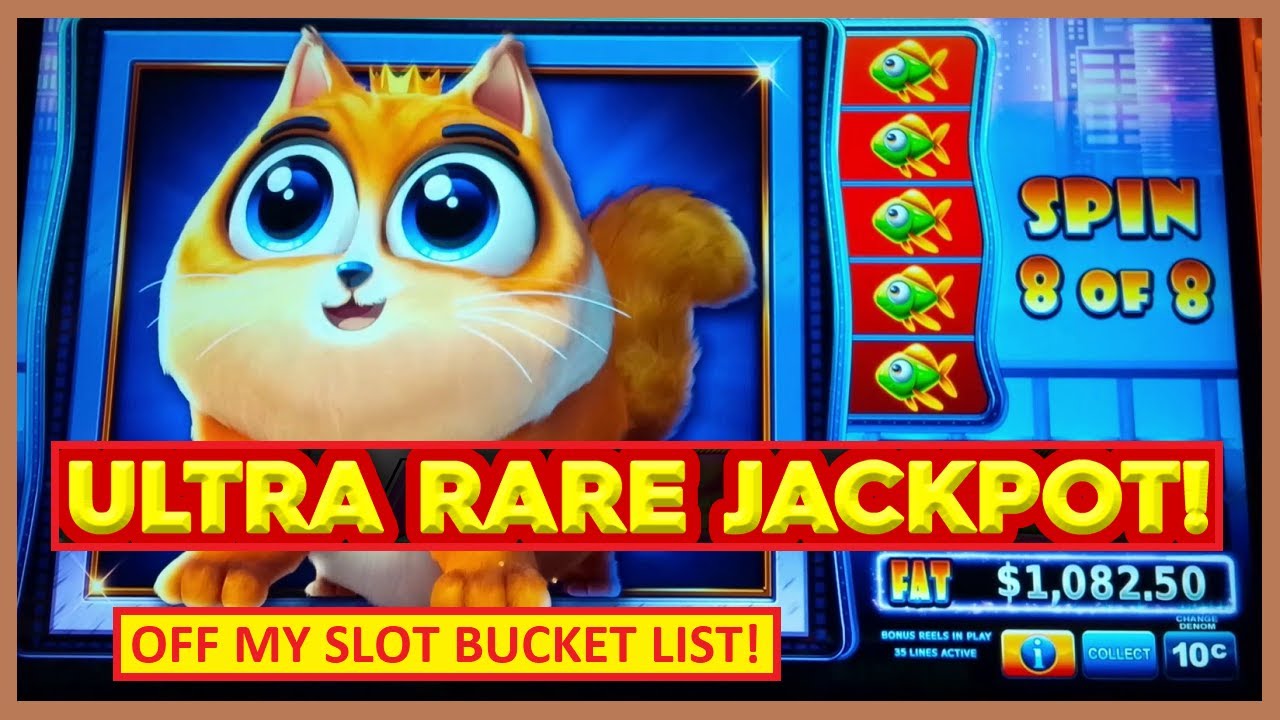 ULTRA RARE JACKPOT → OFF MY SLOT BUCKET LIST! I Got The Fat Reel on Fat Fortunes Slots!!