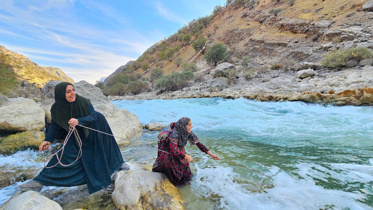 A Hard Life, Full of Hope &mdash; Saghar vs. the River, for Her 7 Kids! 🎣💙