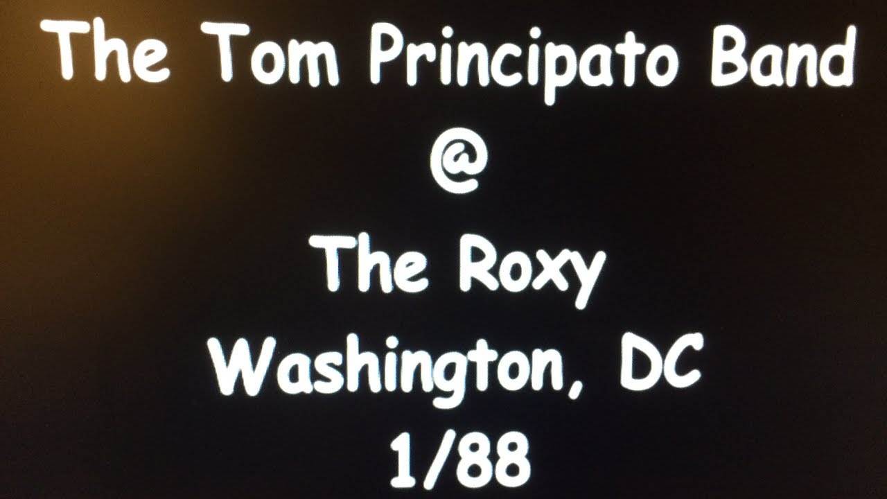 Tom Principato and Lips Lackowitz at The Roxy - Wash DC Jan 1988
