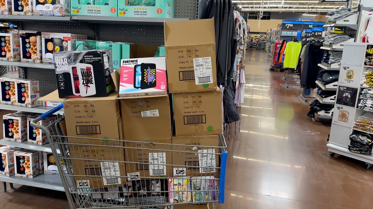 I WAS SHOCKED WHEN SHE TOLD ME THE PRICES I BOUGHT THE WHOLE CART OF HIDDEN CLEARANCE FORTNITE COD