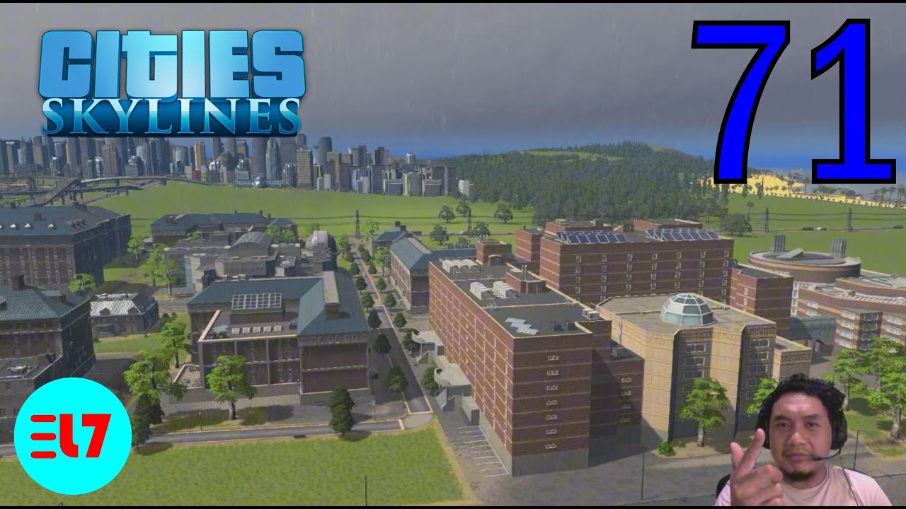 KAMPUS GEDUNG SCIENCE - CITIES SKYLINES INDONESIA #71 SEASON 4