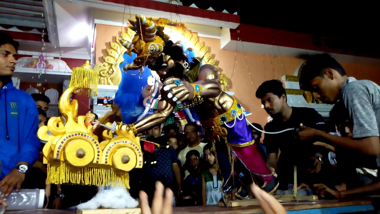 Mini Narkasur competition.. At Vasco..