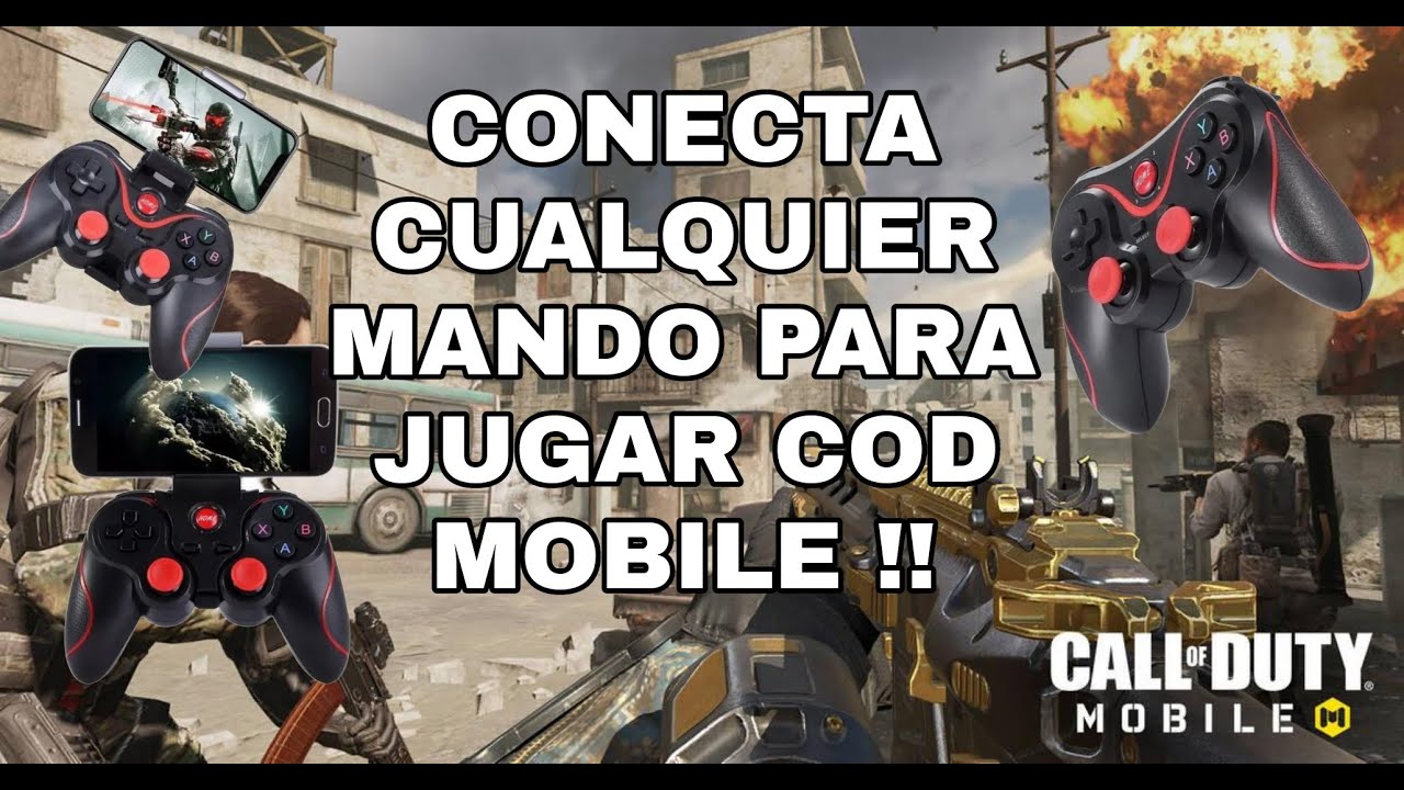 COMO JUGAR CALL OF DUTY MOBILE CON MANDO GENERICO NO VERIFICADO!! #mando #conectar #codmobile