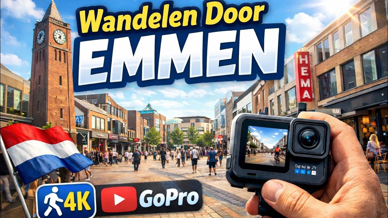 Emmen Netherlands Walking Tour 🇳🇱 | City Centre Highlights
