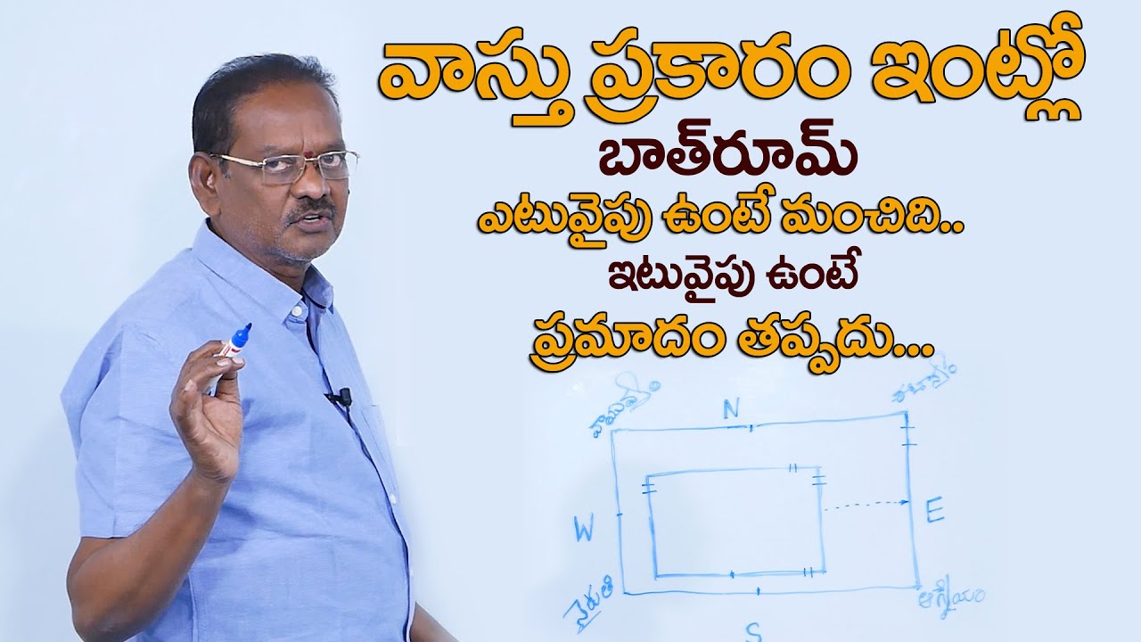 Bathroom Vastu Telugu | Vasthu SathyaNarayana Vastu for House | Apartment Toilet Vasthu | MY DESTINY