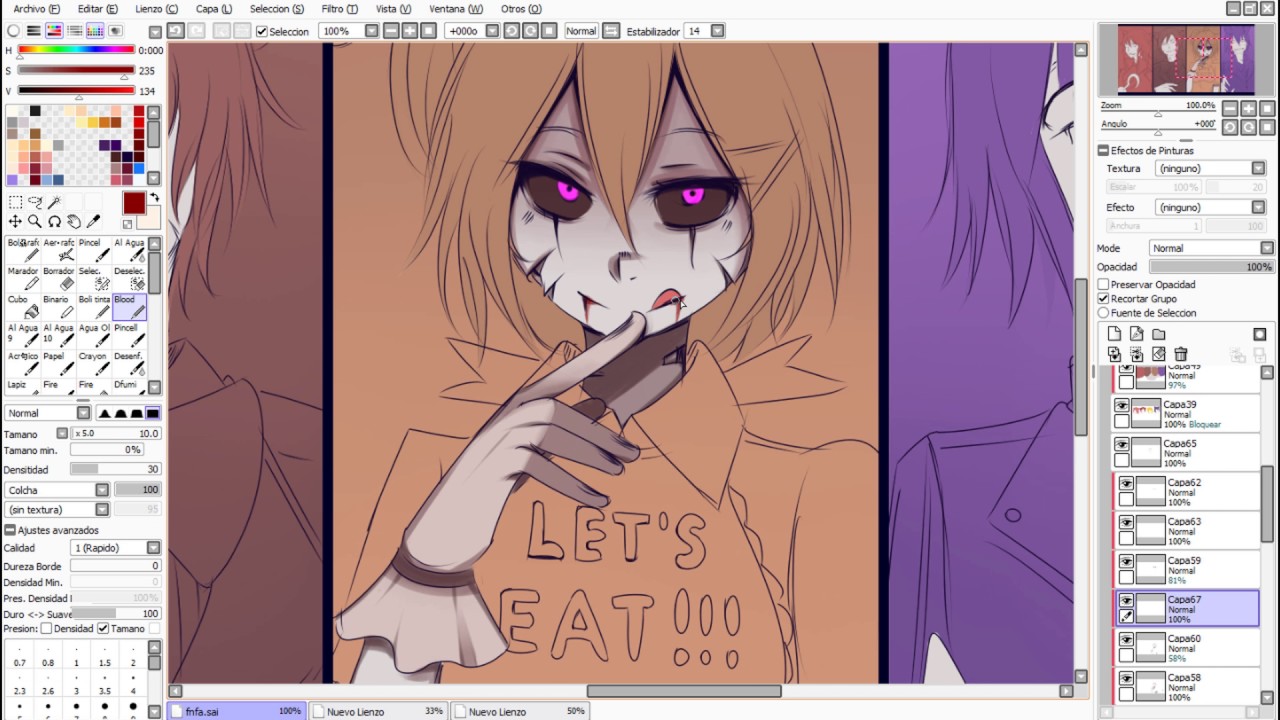 five nights at freddy's -SpeedPaint-