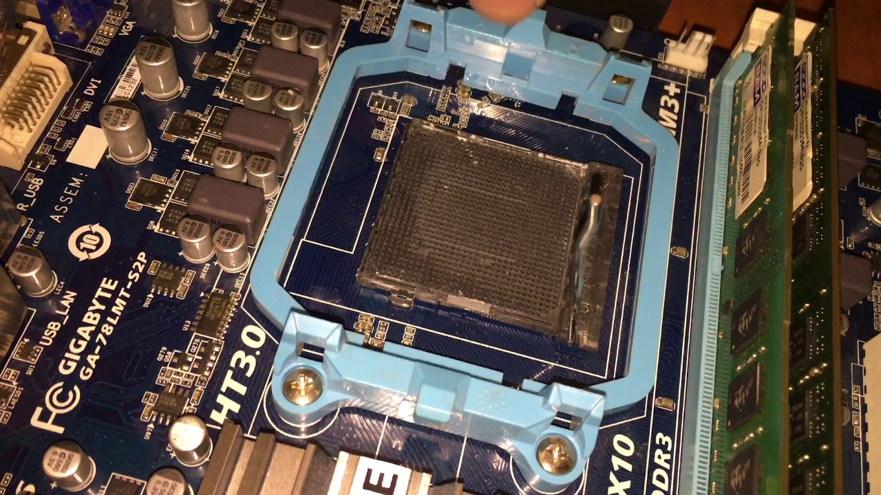 Проблемы с материнкой GIGABYTE GA-78LMT-S2P.