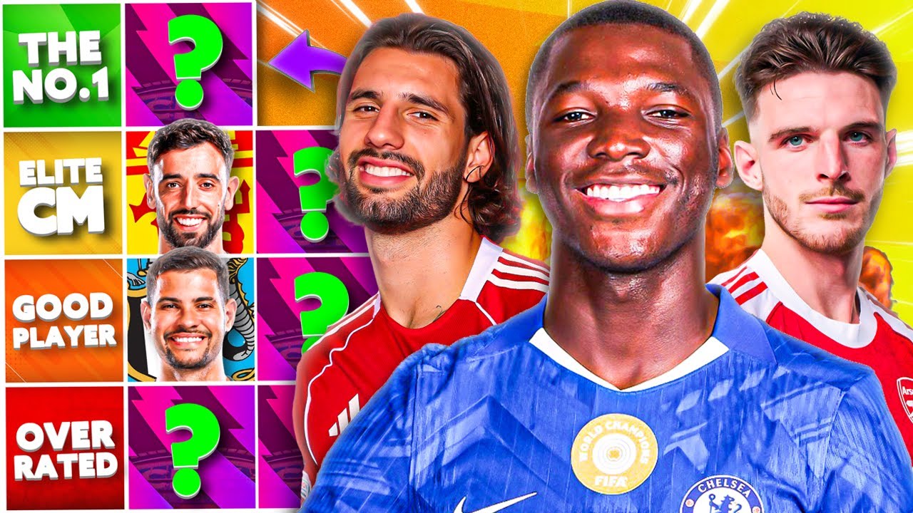 Ranking THE BEST Midfielders In The Premier League!