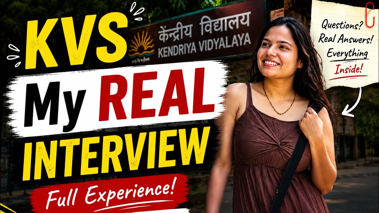 My Real KVS Interview Experience | Teaching Demo & Questions Asked 