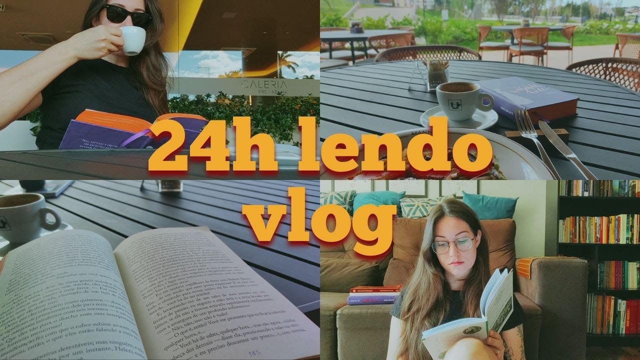 🎥 vlog de leitura: maratona de 24h lendo 📚 2.0