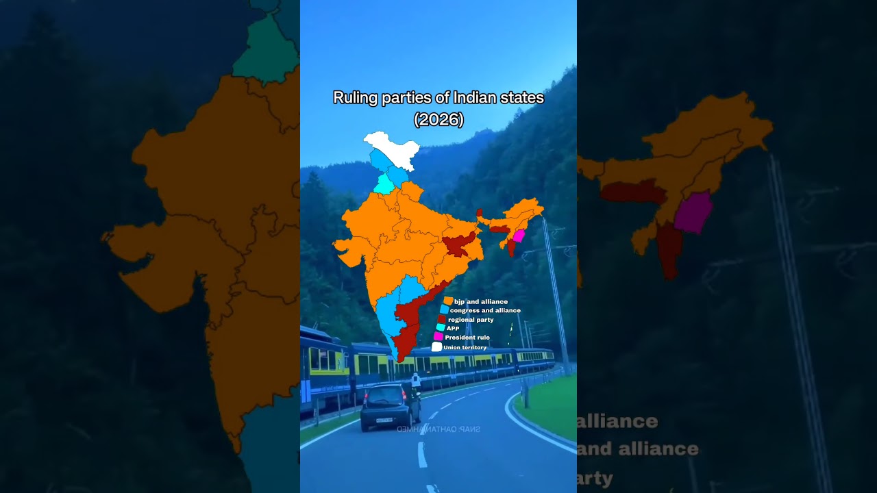 jRULING PARTIES IN INDIAN STATES / MAPPING / SHORTS