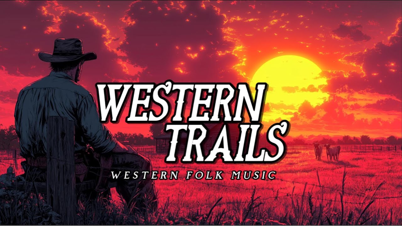 Западные тропы - Классическая кантри и фолк-музыка 🌄 Аутентичные ковбойские песни и баллады у костра