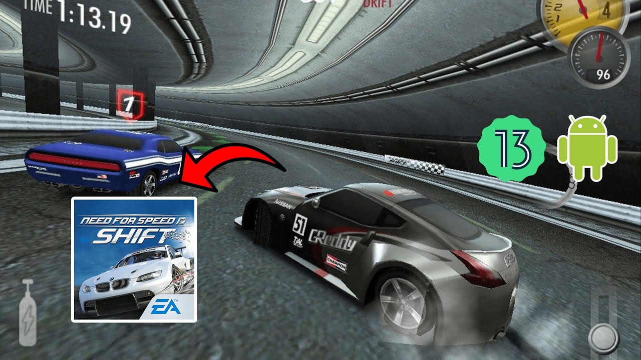 Тест NFS Shift Mobile на Android 13 + ссылка для скачивания